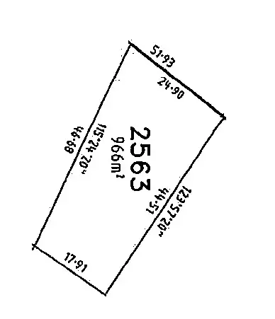 Floorplan of Homely land listing, Lot 2563 Bishops Way, Sunbury VIC 3429