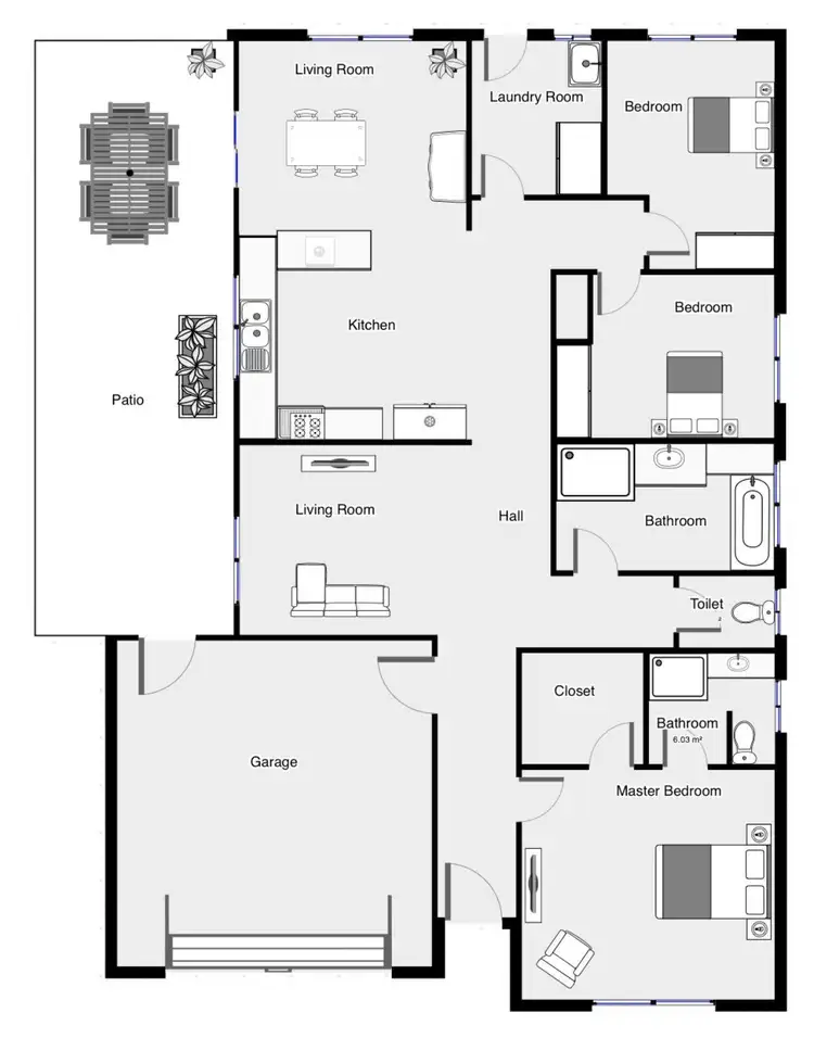 Floorplan of Homely house listing, 12 Stanford Rise, Mildura VIC 3500