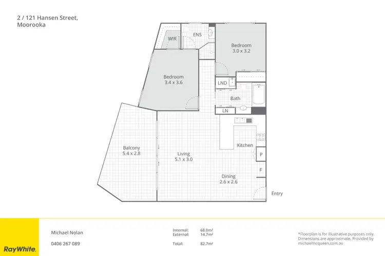 Floorplan of Homely apartment listing, 2/121 Hansen Street, Moorooka QLD 4105