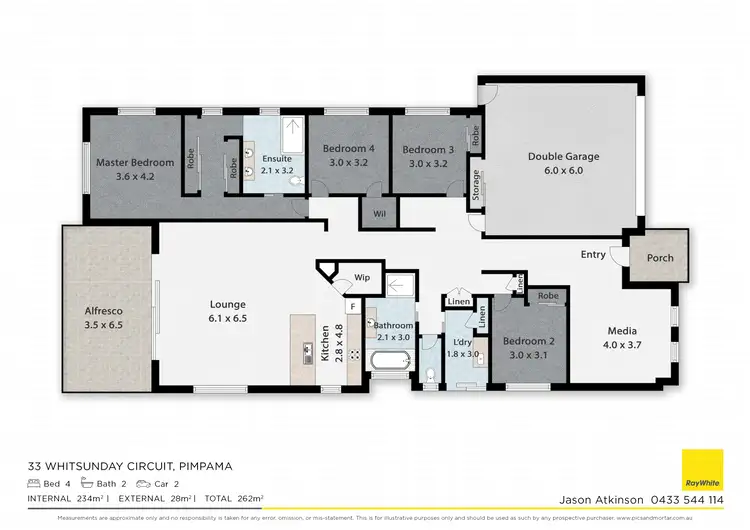 Floorplan of Homely house listing, 33 Whitsunday Circuit, Pimpama QLD 4209