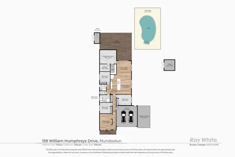 Floorplan of Homely house listing, 159 William Humphreys Drive, Mundoolun QLD 4285