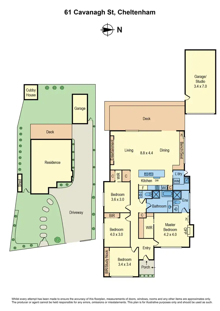 Floorplan of Homely house listing, 61 Cavanagh Street, Cheltenham VIC 3192