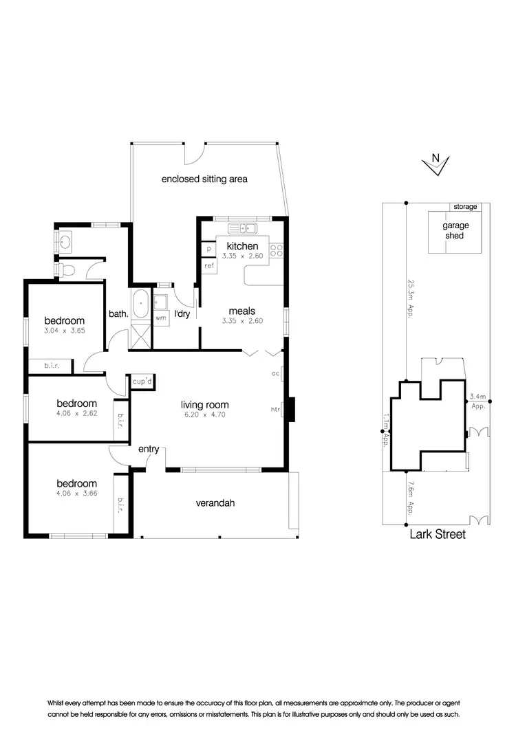 Floorplan of Homely house listing, 17 Lark Street, Altona VIC 3018