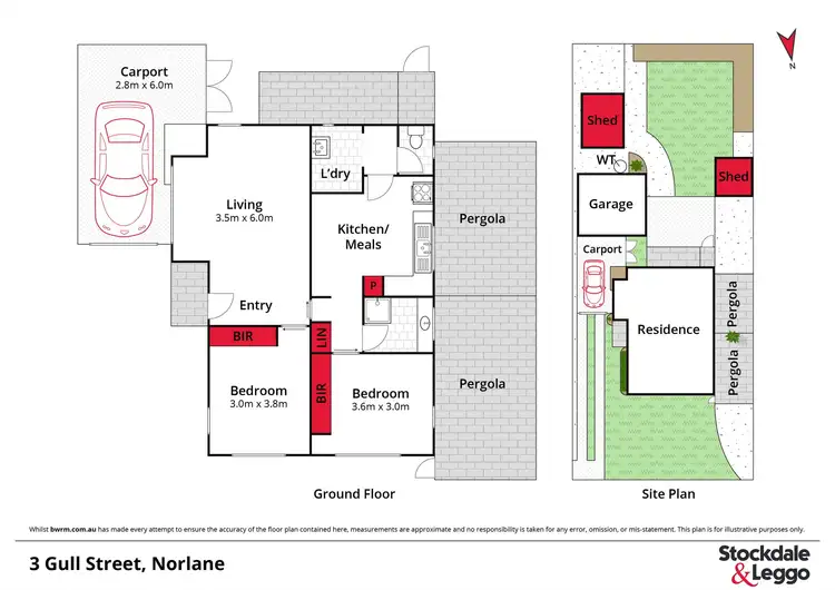 Floorplan of Homely house listing, 3 Gull Street, Norlane VIC 3214