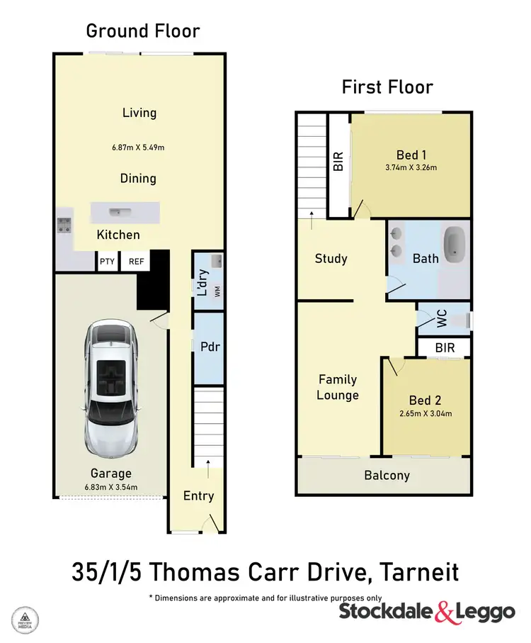Floorplan of Homely house listing, 35/5 Thomas Carr Drive, Tarneit VIC 3029