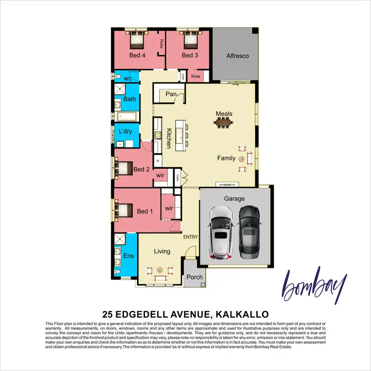 Floorplan of Homely house listing, 25 Edgedell Avenue, Kalkallo VIC 3064