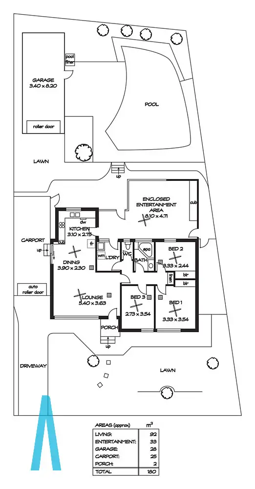 Floorplan of Homely house listing, 6 Chrysler Drive, Holden Hill SA 5088
