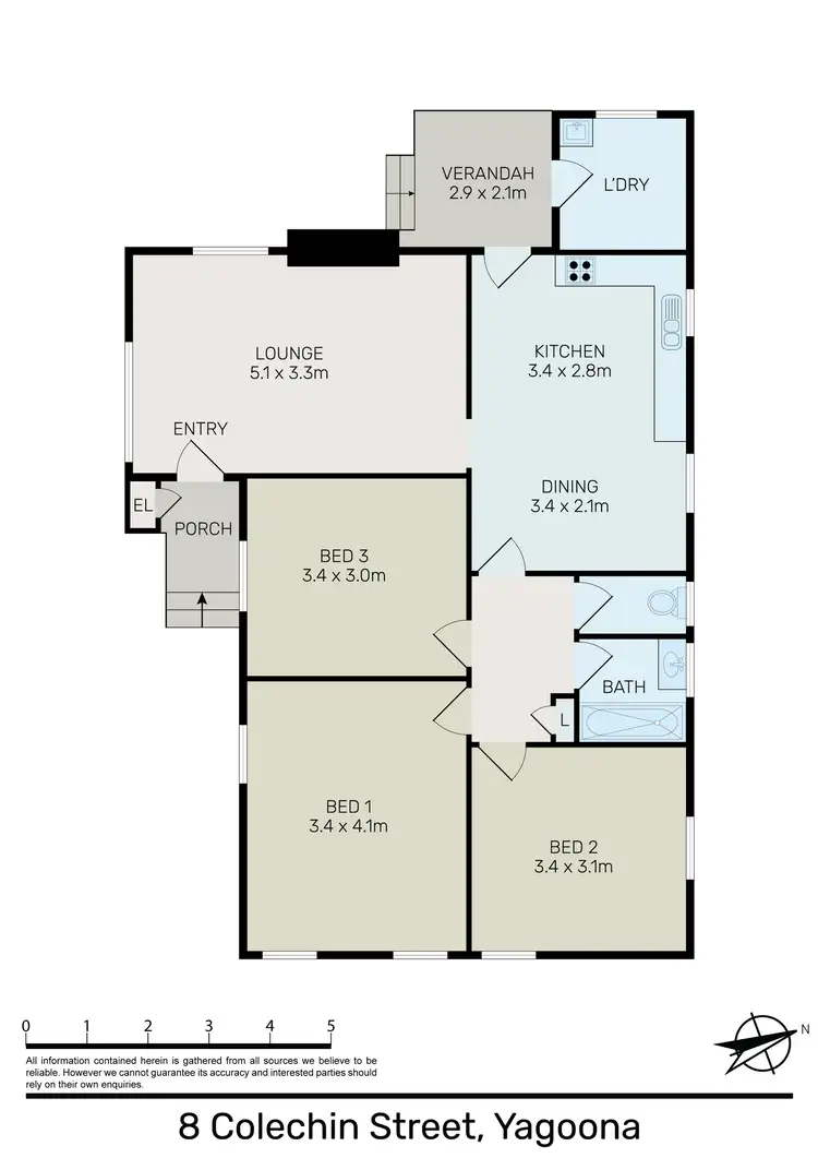 Floorplan of Homely house listing, 8 Colechin Street, Yagoona NSW 2199
