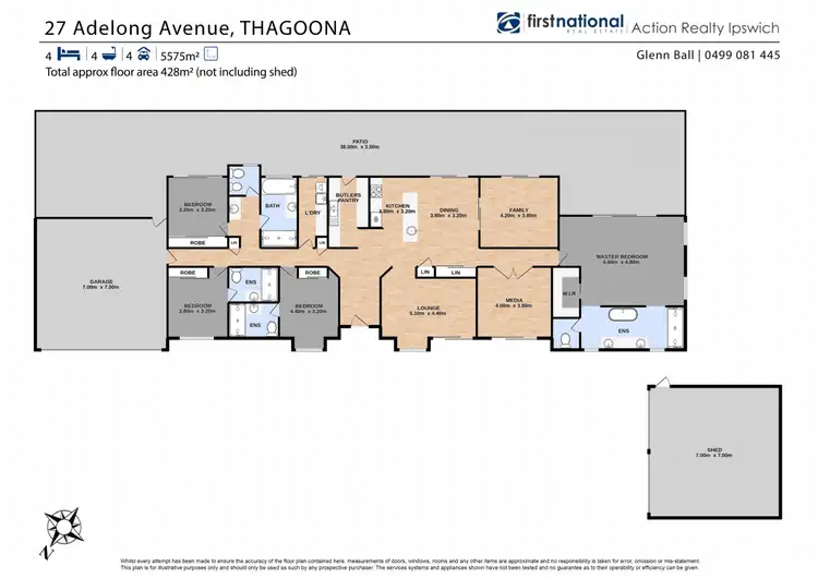 Floorplan of Homely house listing, 27 Adelong Avenue, Thagoona QLD 4306