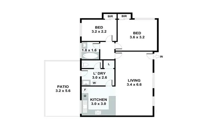 Floorplan of Homely villa listing, 4/370 Marmion Street, Melville WA 6156