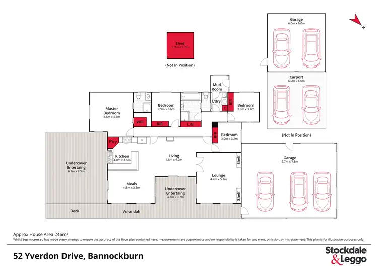 Floorplan of Homely house listing, 52 Yverdon Drive, Bannockburn VIC 3331