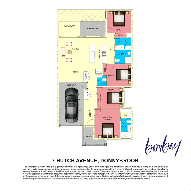 Floorplan of Homely house listing, 7 Hutch Avenue, Donnybrook VIC 3064