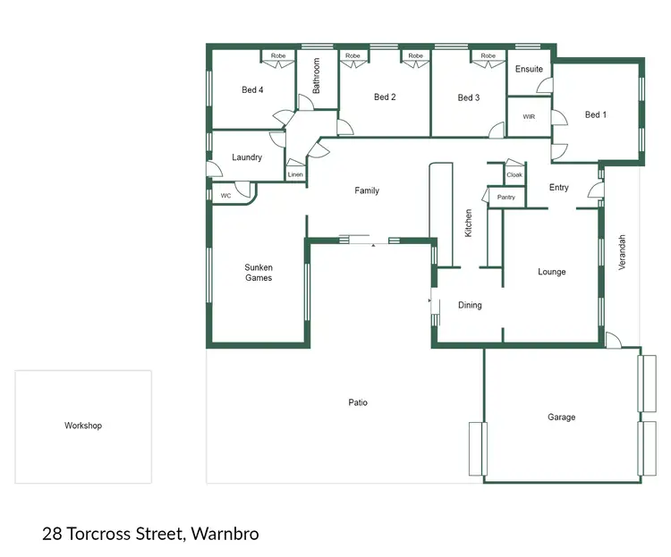 Floorplan of Homely house listing, 28 Torcross Street, Warnbro WA 6169