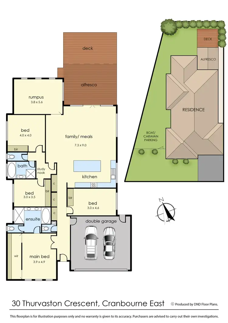Floorplan of Homely house listing, 30 Thurvaston Crescent, Cranbourne East VIC 3977