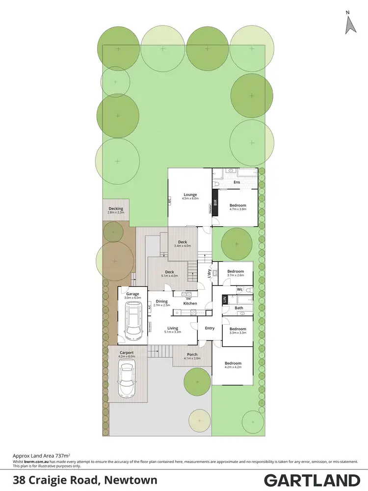 Floorplan of Homely house listing, 38 Craigie Road, Newtown VIC 3220
