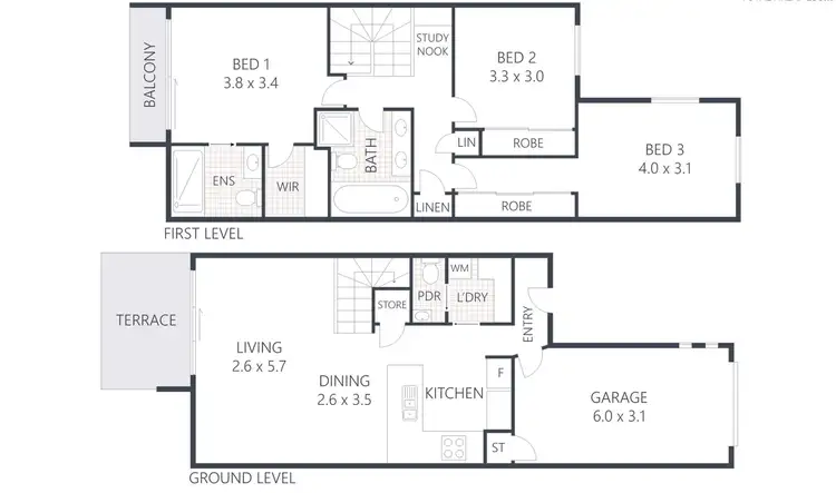 Floorplan of Homely house listing, 3/11 Toral Drive, Buderim QLD 4556