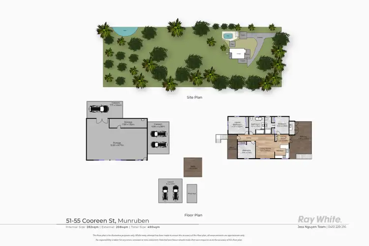 Floorplan of Homely house listing, 51-55 Cooreen Road, Munruben QLD 4125