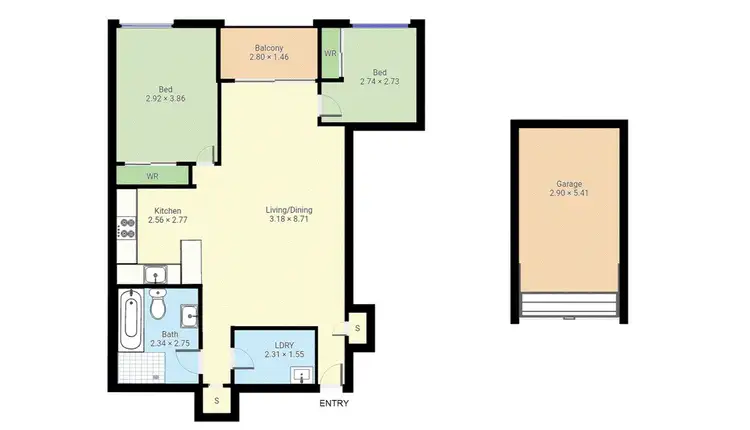 Floorplan of Homely unit listing, 10/4 Fourth Avenue, Blacktown NSW 2148