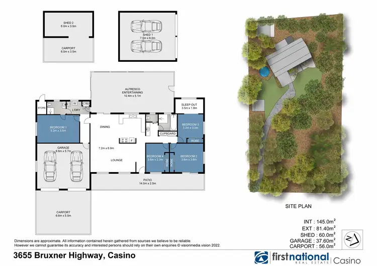 Floorplan of Homely house listing, 3655 Bruxner Highway, Casino NSW 2470