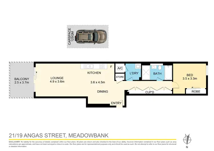 Floorplan of Homely apartment listing, 21/19 Angas St, Meadowbank NSW 2114