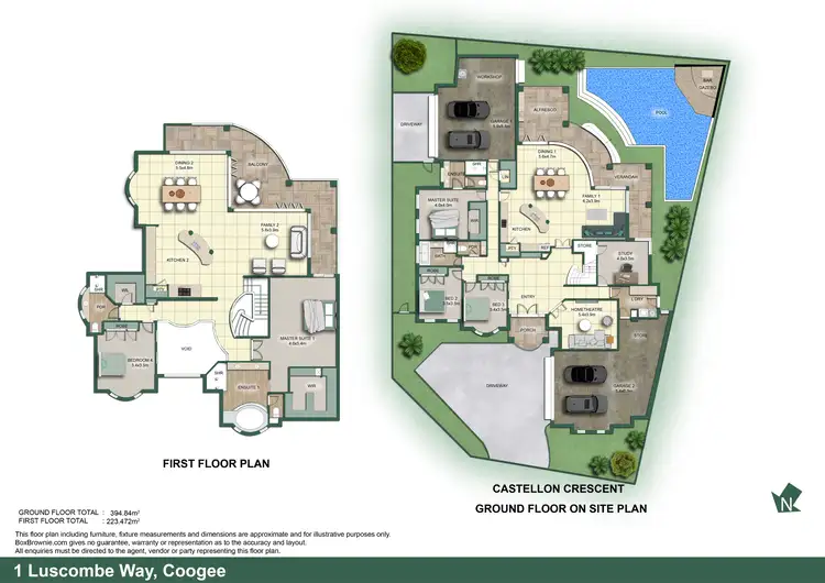 Floorplan of Homely house listing, 1 Luscombe Way, Coogee WA 6166