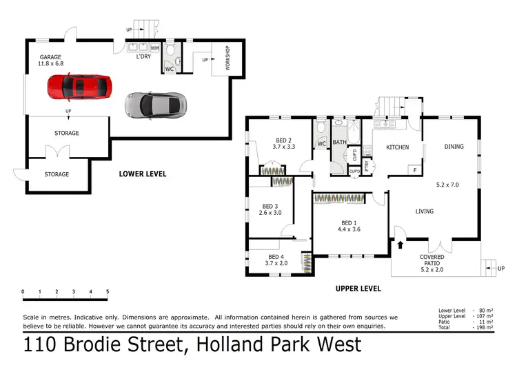 Floorplan of Homely house listing, 110 Brodie Street, Holland Park West QLD 4121