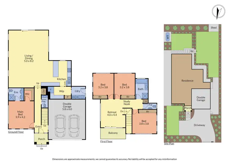 Floorplan of Homely townhouse listing, 1/996 Mountain Highway, Boronia VIC 3155