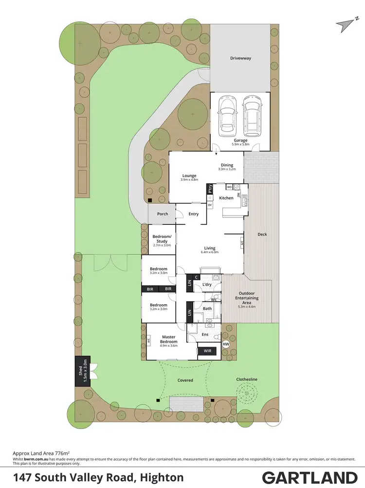 Floorplan of Homely house listing, 147 South Valley Road, Highton VIC 3216