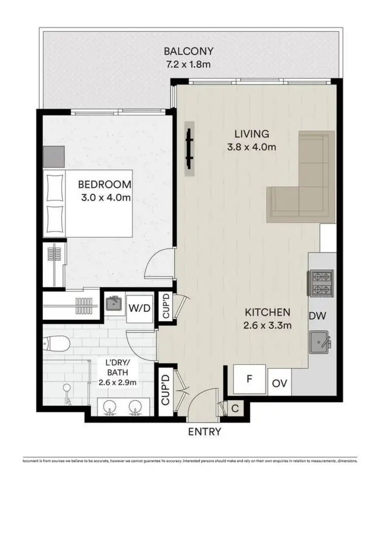 Floorplan of Homely apartment listing, 106/8 St George Street, Gosford NSW 2250
