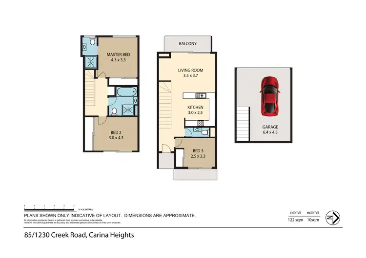 Floorplan of Homely townhouse listing, 85/1230 Creek Road, Carina Heights QLD 4152