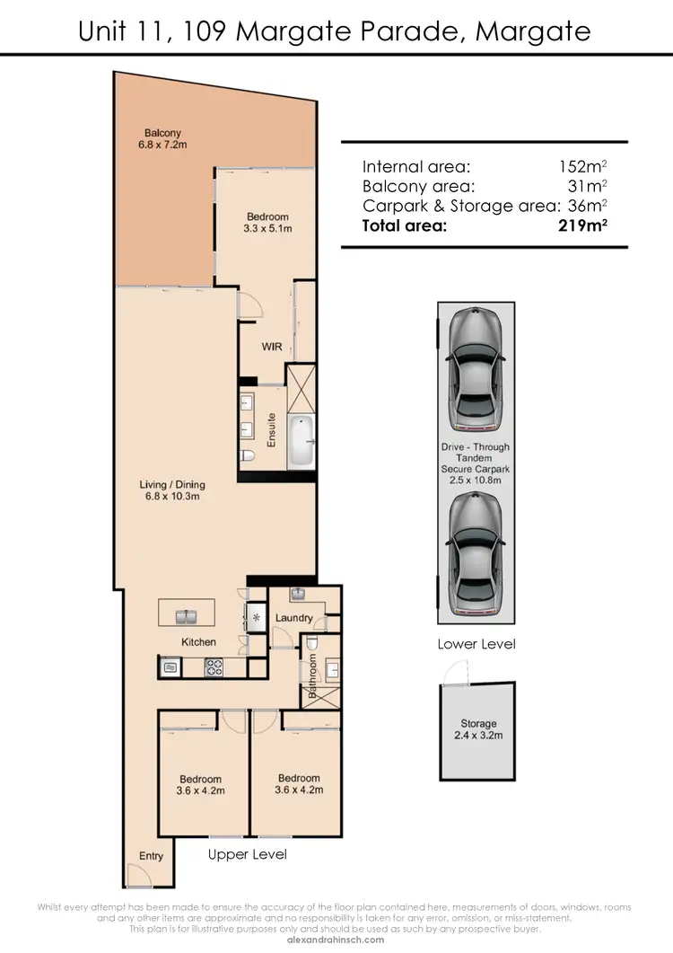 Floorplan of Homely unit listing, 11/109 Margate Parade, Margate QLD 4019