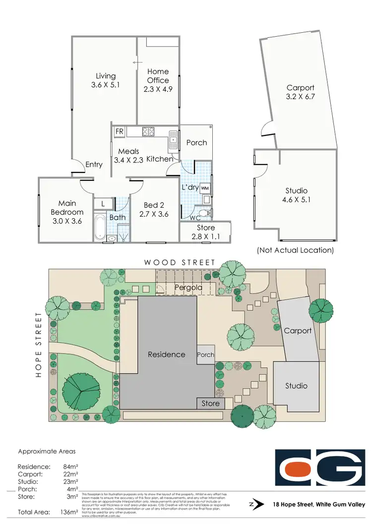 Floorplan of Homely house listing, 18 Hope Street, White Gum Valley WA 6162
