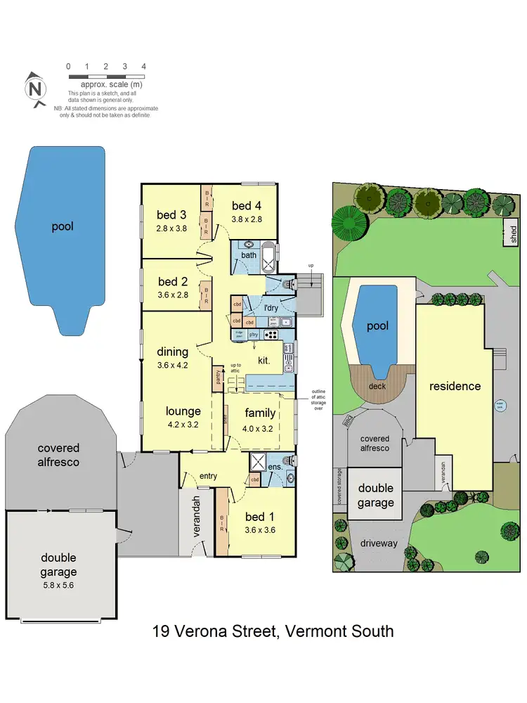 Floorplan of Homely house listing, 19 Verona Street, Vermont South VIC 3133