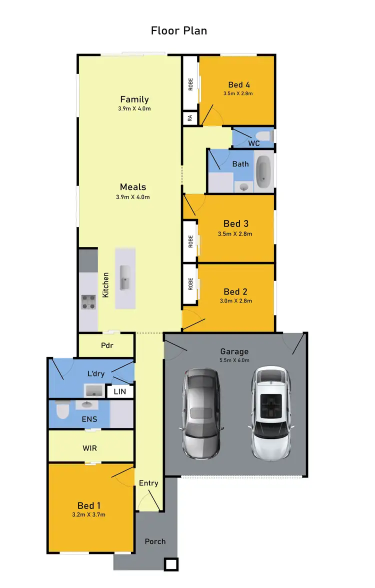 Floorplan of Homely house listing, 36 Wreath Drive, Tarneit VIC 3029