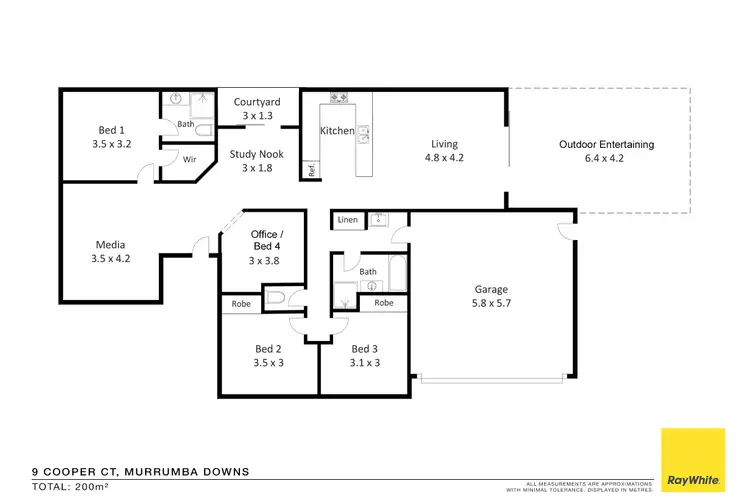 Floorplan of Homely house listing, 9 Cooper Court, Murrumba Downs QLD 4503