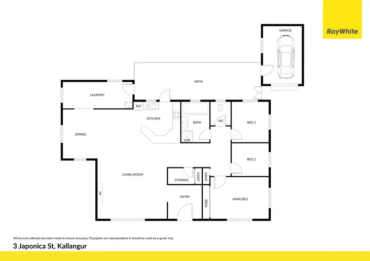 Floorplan of Homely house listing, 3 Japonica Street, Kallangur QLD 4503