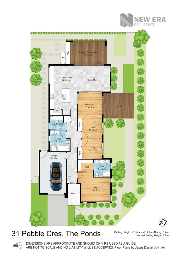 Floorplan of Homely house listing, 31 Pebble Crescent, The Ponds NSW 2769