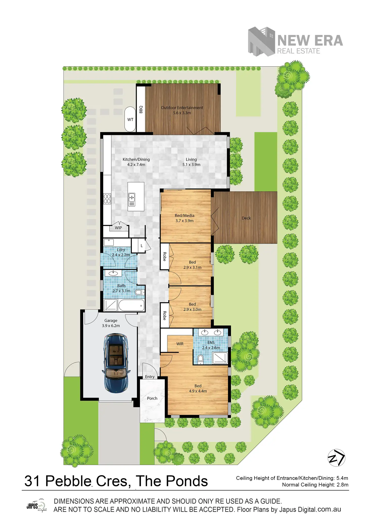 Floorplan of Homely house listing, 31 Pebble Crescent, The Ponds NSW 2769