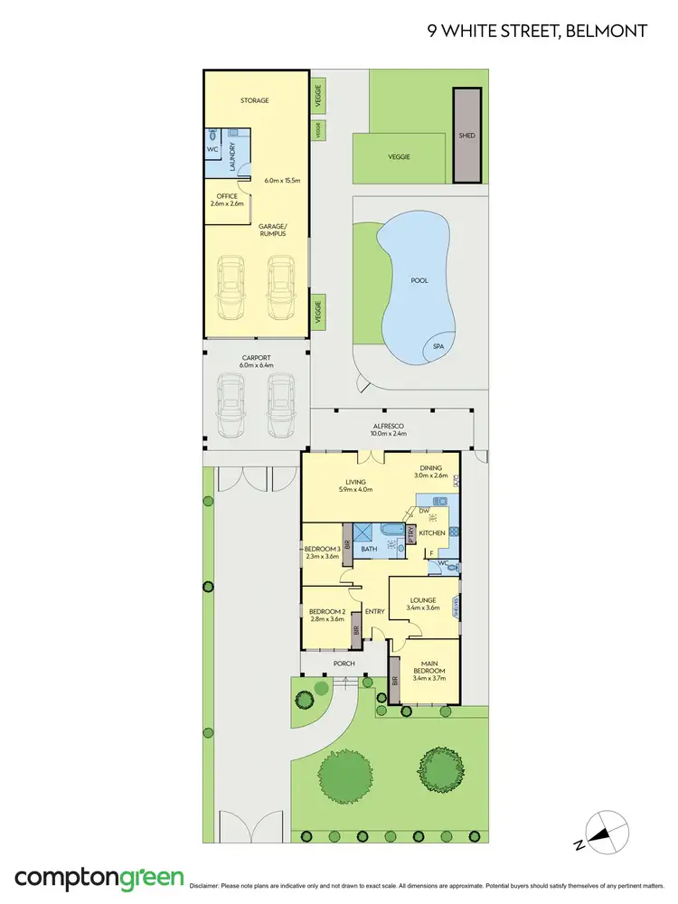 Floorplan of Homely house listing, 9 White Street, Belmont VIC 3216