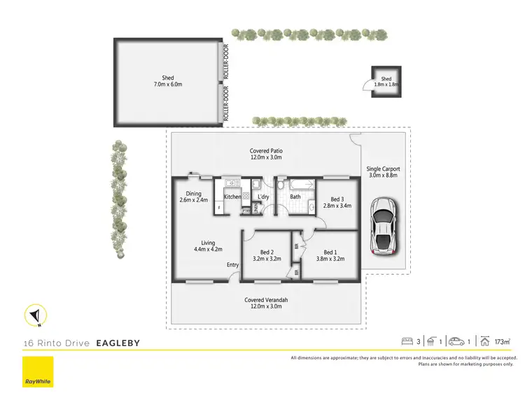 Floorplan of Homely house listing, 16 Rinto Drive, Eagleby QLD 4207