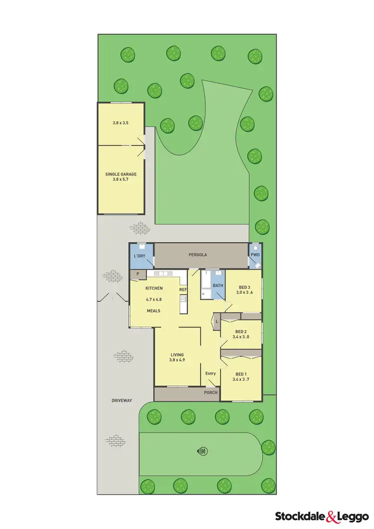 Floorplan of Homely house listing, 135 Mills Street, Altona North VIC 3025