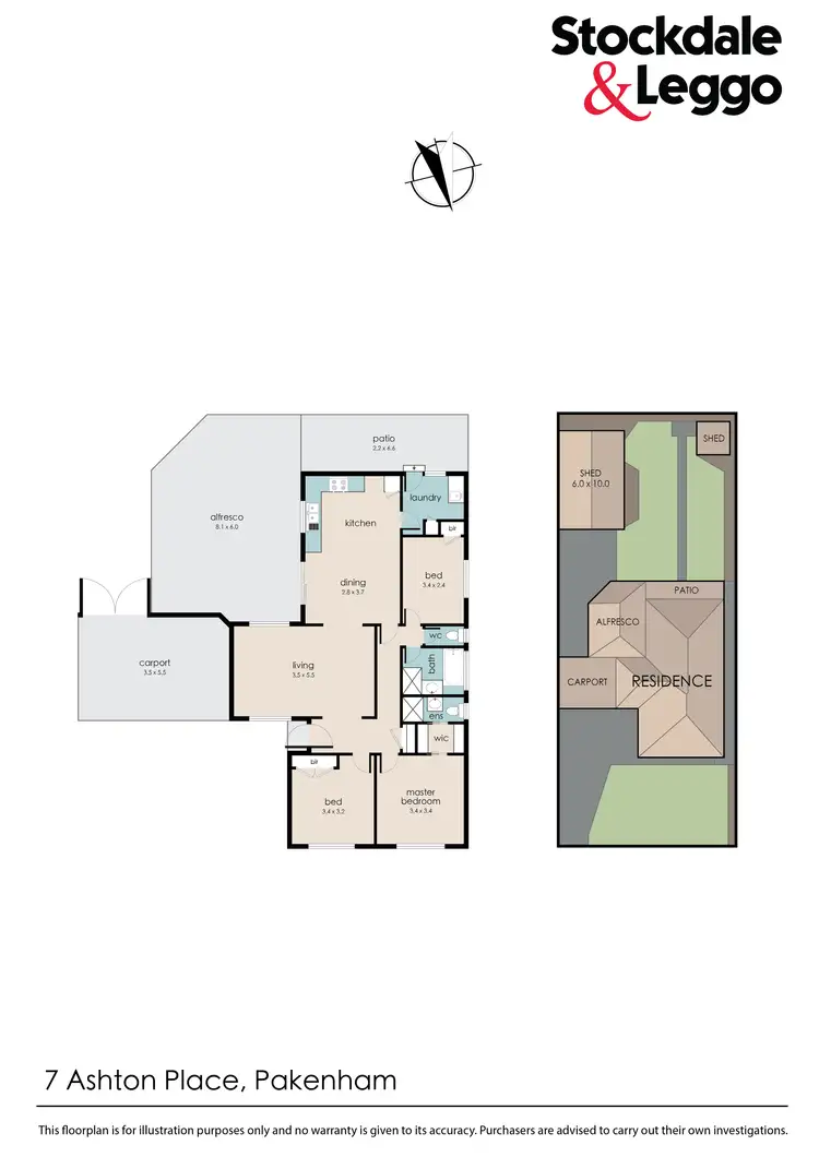 Floorplan of Homely house listing, 7 Ashton Place, Pakenham VIC 3810