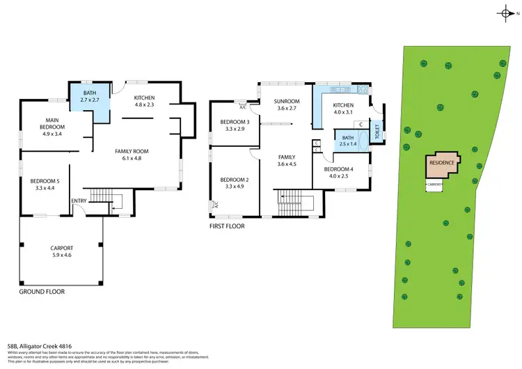 Floorplan of Homely house listing, 58B Alligator Creek Road, Alligator Creek QLD 4816