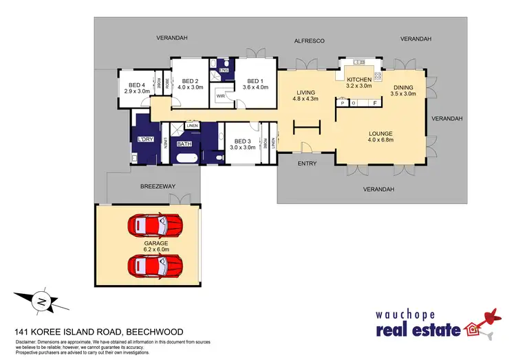 Floorplan of Homely house listing, 141 Koree Island Road, Beechwood NSW 2446