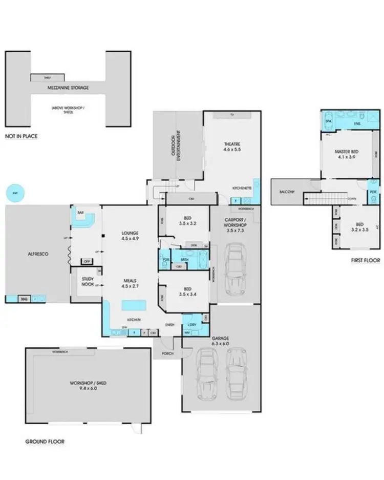 Floorplan of Homely house listing, 39 George Street, Scoresby VIC 3179