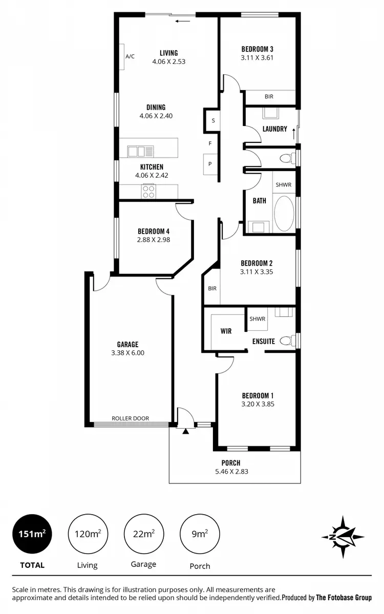 Floorplan of Homely house listing, 8 Featherstone Street, Smithfield Plains SA 5114