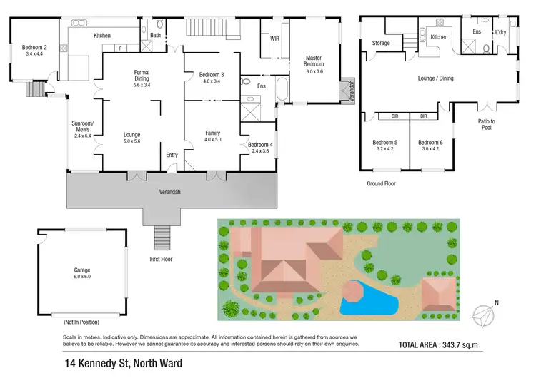 Floorplan of Homely house listing, 14 Kennedy Street, North Ward QLD 4810