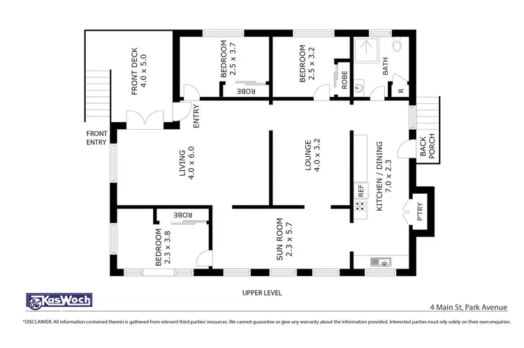 Floorplan of Homely house listing, 4 MAIN STREET, Park Avenue QLD 4701