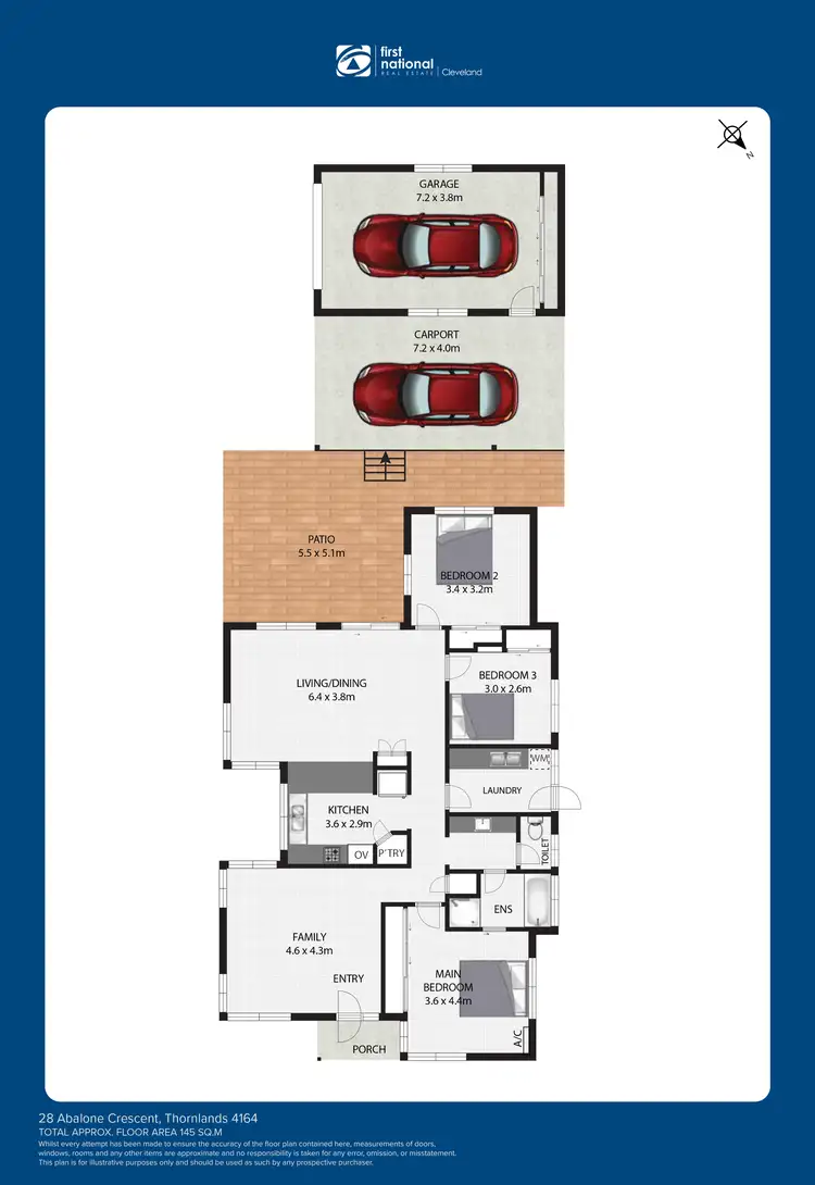 Floorplan of Homely house listing, 28 Abalone Crescent, Thornlands QLD 4164