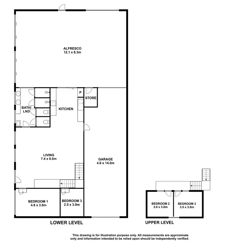 Floorplan of Homely house listing, 20 Young Street, Kingston Se SA 5275